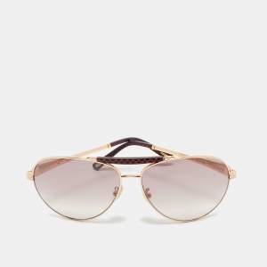 Chopard Purple SCH870S Aviator Sunglasses