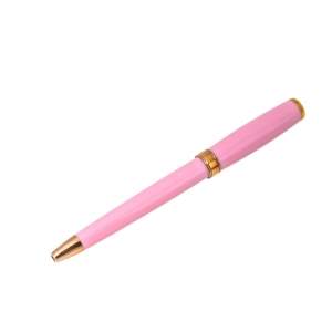 Chopard Pink Resin Gold Tone Mini Ballpoint Pen
