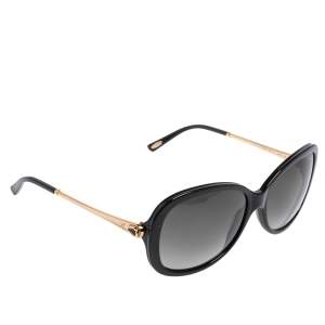 Chopard Gold Tone/Black SCH090S Square Gradient Sunglasses