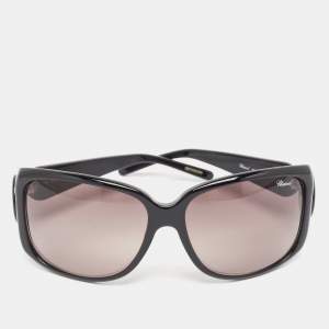 Chopard Black Gradient SCH042S Crystals Embellished Rectangular Sunglasses