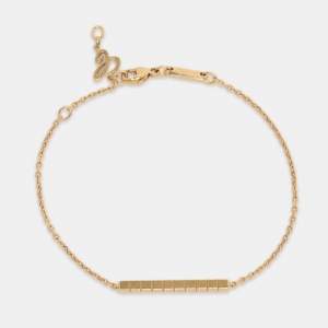 Chopard 18k Yellow Gold Ice Cube Bracelet