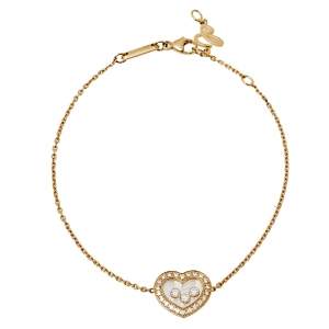 Chopard Happy Diamonds Icons 18K Yellow Gold Chain Link Bracelet