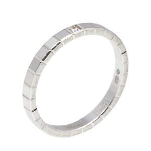 Chopard Ice Cube Pure Diamond 18K White Gold Band Ring 53