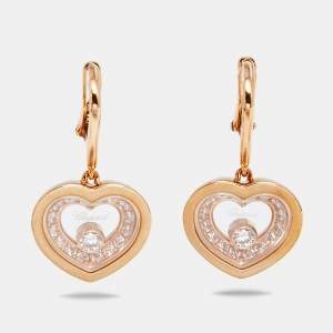 Chopard Very Chopard Diamonds 18k Rose Gold Earrings