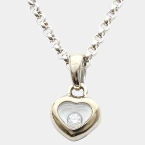 Chopard Happy Diamonds Heart 18K White Gold Diamond Necklace