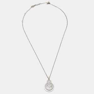 Chopard Happy Diamonds 18k White Gold Pendant Necklace