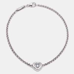 Chopard Happy Diamond Icons Diamond 18k White Gold Bracelet