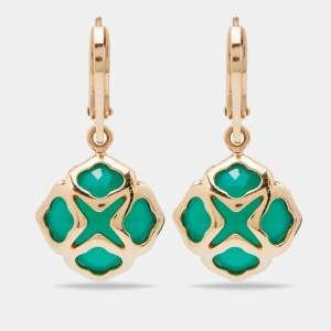 Chopard Imperiale Chalcedony 18k Rose Gold Earrings