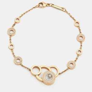 Chopard Happy Bubble Diamonds 18k Rose Gold Bracelet