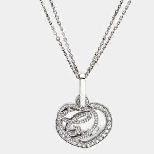 Chopard Happy Diamonds 18k White Gold Pendant Necklace