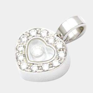 Chopard Happy Diamonds Icon Heart 18K White Gold Diamond Charms and Pendants