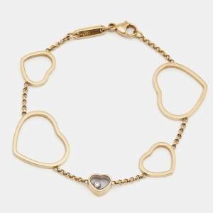 Chopard Happy Hearts Diamond 18k Rose Gold Bracelet