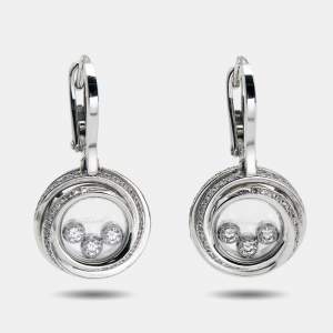 Chopard  Happy Emotions Diamonds 18k White Gold Earrings