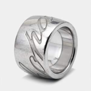 Chopard Chopardissimo 18k White Gold Ring Size 51