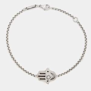 Chopard Happy Diamond Good Luck 18k White Gold Bracelet