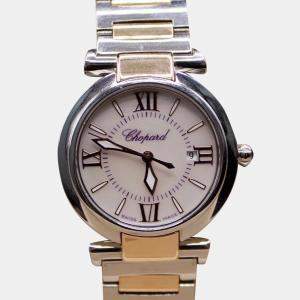 Chopard MOP 18K Rose Gold Stainless Steel Imperiale Quartz Women's Wristwatch 28 mm
