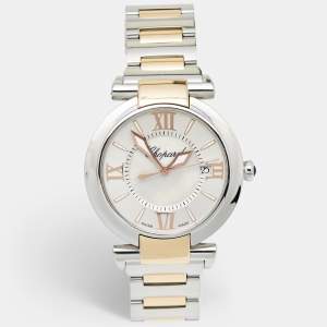 Chopard Mother of Pearl 18k Rose Gold Stainless Steel Imperiale 388531-6002 Women's Wristwatch 40 mm