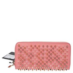Christian Louboutin Pink Leather M Panettone Wallet