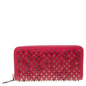 Christian Louboutin Pink Leather M Panettone Wallet