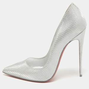 Christian Louboutin Textured Leather So Kate Pumps Size 39