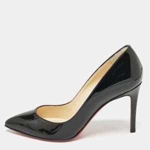 Christian Louboutin Black Patent Leather Pigalle Pumps Size 34.5