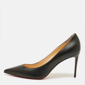 مملوكة مسبقًا Christian Louboutin Kate Size 42 Black Leather Pumps