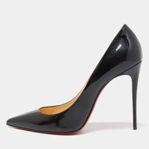 Christian Louboutin Black Patent Leather So Kate Pumps Size 40