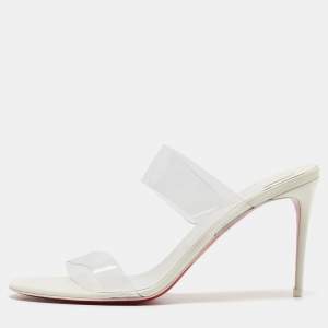 Christian Louboutin Transparent PVC Just Nothing Sandals Size 40