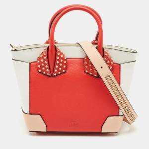 Christian Louboutin Tricolor Leather Small Eloise Satchel