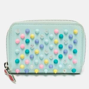 Christian Louboutin Multicolor Leather Panettone Coin Purse