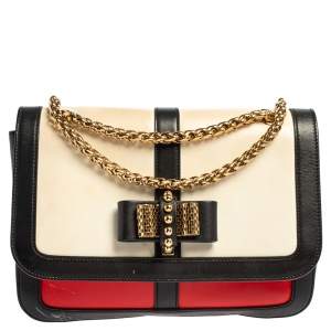 Christian Louboutin Tri Color Leather Sweet Charity Shoulder Bag