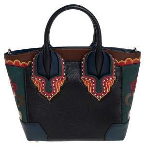 Christian Louboutin Multicolor Leather Small Embroidered Eloise Satchel