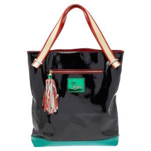 Christian Louboutin Multicolor Patent Leather Tote