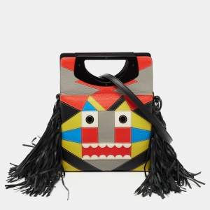 Christian Louboutin Multicolor Leather Mini Tribalou Passage Shoulder Bag