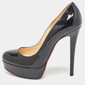 Christian Louboutin Black Patent Leather Bianca Pumps Size 36