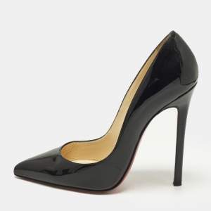 مملوكة مسبقًا Christian Louboutin So Kate Size 39 Black Patent Leather Pumps