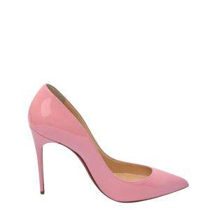 Christian Louboutin Pink Patent Leather So Kate 120 Pumps 37.5