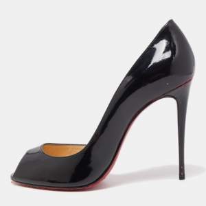 Christian Louboutin Black Patent Demi You Pumps Size 39