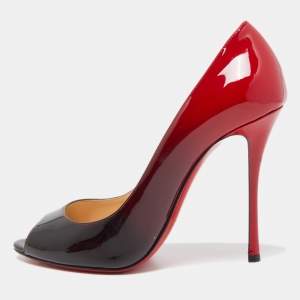 Christian Louboutin Two Tone Patent Leather Yootish Pumps Size 39