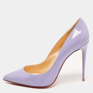 Christian Louboutin Purple Patent Leather So Kate Pumps Size 40