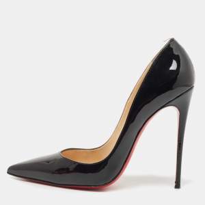 Christian Louboutin Black Patent So Kate Pumps Size 40.5