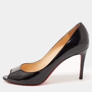 Christian Louboutin Black Patent Leather You You Pumps Size 39.5