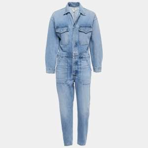 CITIZENS OF HUMANITY Blue Denim Marta Jumpsuit S