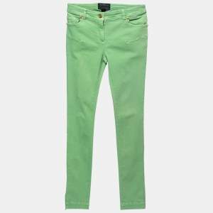 Class by Roberto Lime Green Denim Skinny Jeans S Waist 26"