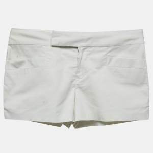 Club Monaco White Cotton Shorts S