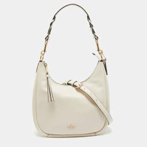 Coach Off White Leather Jules Hobo