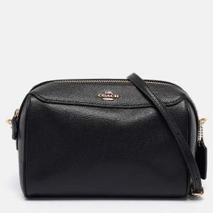 Coach Black Leather Bennett Crossbody Bag