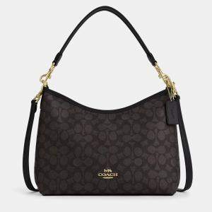 Coach Laurel Signature Canvas Black monogram Handbag
