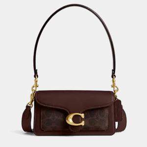 مملوكة مسبقًا حقيبة كتف كوتش تاببي جلد أفقي 20 بلون القيقب