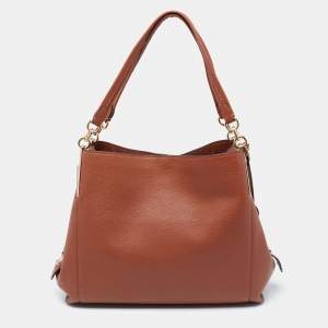 Pre Owned Coach Brown Leather Dalton Shoulder Bag  